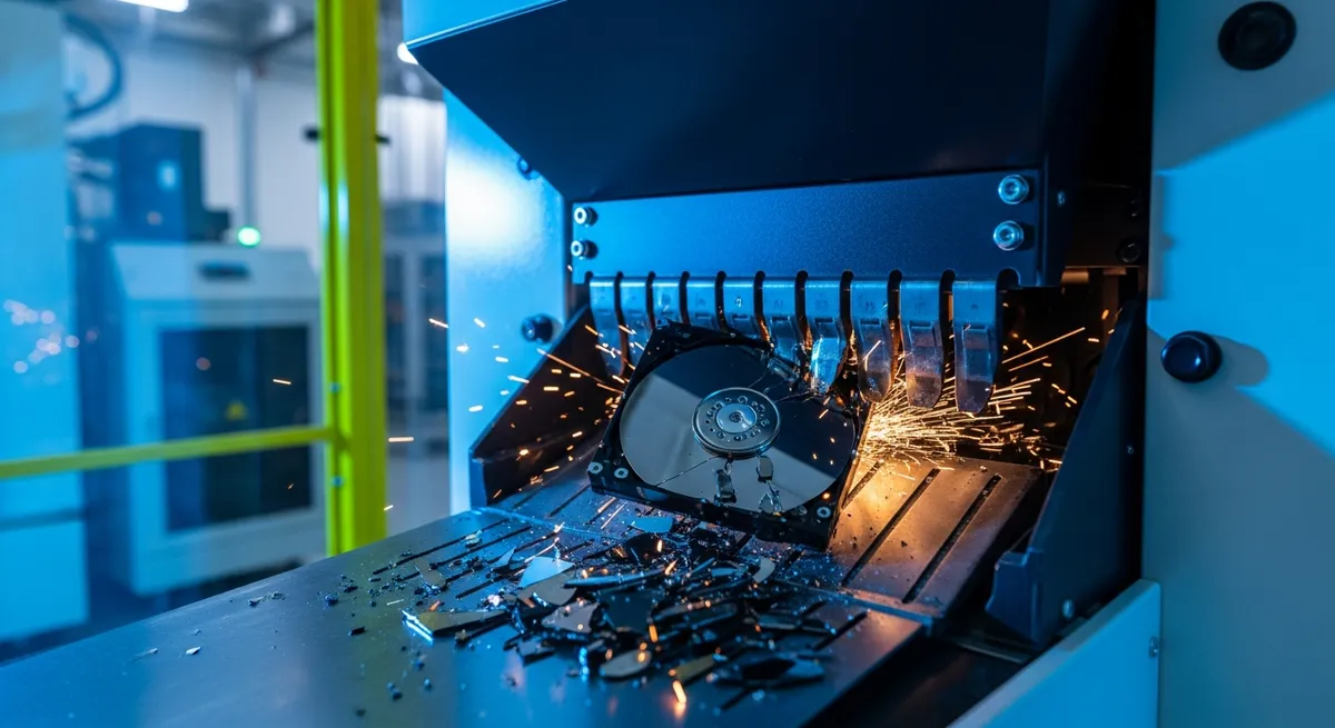 Secure data destruction of hard drives and storage media for Houston business e-waste compliance